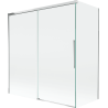 Mexen Rox paroi de douche à 2 volets coulissante 150 + 70 x 150 cm, transparent, chromé - 8C9-150-070-01-00