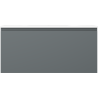 Mexen Orio meuble de salle de bains 100 cm avec lavabo Vela, 1 tiroir, graphite mat/blanc mat - 91A10-10047-1-BF66-W23M01