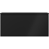 Mexen Orio meuble de salle de bain 100 cm avec lavabo Vela, 1 tiroir, noir mat - 91A10-10047-1-BF71-W23M71