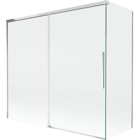 Mexen Rox paroi de douche 2 volets coulissants 170 + 70 x 150 cm, transparent, chrome - 8C9-170-070-01-00