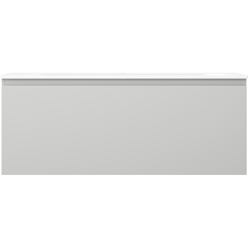 Mexen Orio armoire de salle de bain 120 cm avec lavabo Vela, 1 tiroir, gris mat/blanc mat - 91A10-12047-1-BF62-W23M01