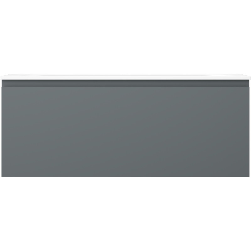 Mexen Orio armoire de salle de bain 120 cm avec lavabo Vela, 1 tiroir, graphite mat/blanc mat - 91A10-12047-1-BF66-W23M01