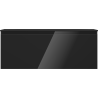 Mexen Orio meuble de salle de bains 120 cm avec lavabo Vela, 1 tiroir, noir brillant/noir mat - 91A10-12047-1-BF70-W23M71