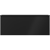 Mexen Orio meuble de salle de bain 120 cm avec lavabo Vela, 1 tiroir, noir mat - 91A10-12047-1-BF71-W23M71