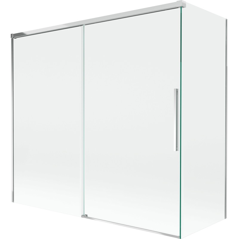 Mexen Rox paroi de douche 2 panneaux coulissants 170 + 75 x 150 cm, transparent, chromé - 8C9-170-075-01-00