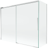 Mexen Rox paroi de douche 2 volets coulissante 190 + 80 x 150 cm, transparent, chrome - 8C9-190-080-01-00