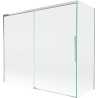 Mexen Rox paroi de baignoire 2 volets coulissants 180 + 90 x 150 cm, transparent, chrome - 8C9-180-090-01-00