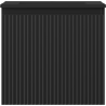 Mexen Rivel meuble de salle de bain 50 cm avec lavabo Otis, 1 tiroir, rainuré, noir mat - 91A20-05047-1-BF71-W18M71