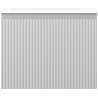 Mexen Rivel armoire de salle de bains 60 cm avec lavabo Otis, 1 tiroir, rainurée, gris mat/blanc mat