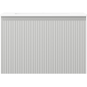 Mexen Rivel meuble de salle de bains 70 cm avec lavabo Otis, 1 tiroir, rainuré, gris mat/blanc mat - 91A20-07047-1-BF62-W18M01