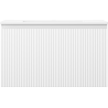 Mexen Rivel meuble de salle de bains 80 cm avec lavabo Otis, 1 tiroir, cannelé, blanc mat - 91A20-08047-1-BF01-W18M01