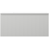 Mexen Rivel meuble de salle de bain 100 cm avec lavabo Otis, 1 tiroir, rainuré, gris mat/blanc mat - 91A20-10047-1-BF62-W18M01