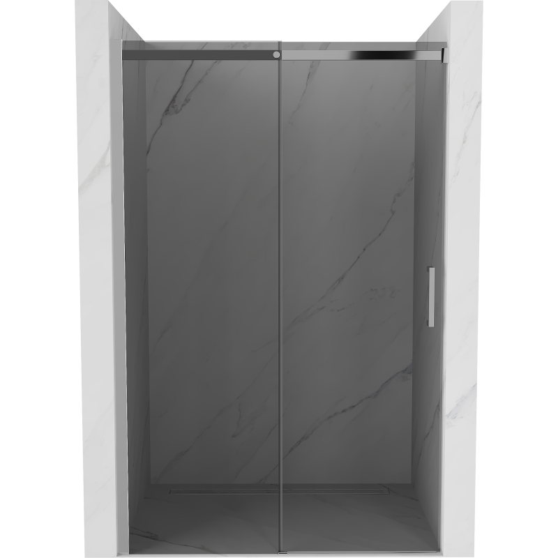 Mexen Omega porte de douche coulissante 100 cm, graphite, chrome - 825-100-000-01-40