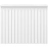 Mexen Rivel meuble de salle de bain 60 cm avec lavabo Vela, 1 tiroir, rainuré, blanc mat - 91A20-06047-1-BF01-W23M01