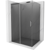 Mexen Omega cabine de douche coulissante 120 x 70 cm, graphite, chrome - 825-120-070-01-40
