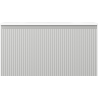 Mexen Rivel armoire de salle de bain 90 cm avec lavabo Vela, 1 tiroir, rainuré, gris mat/blanc mat - 91A20-09047-1-BF62-W23M01