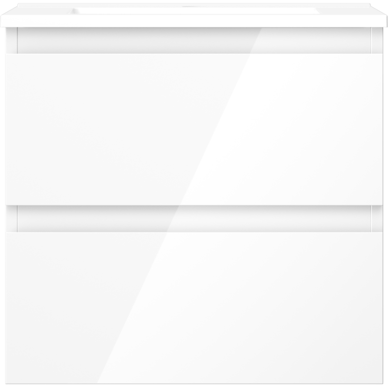 Mexen Orio meuble de salle de bain 50 cm avec lavabo Otis, 2 tiroirs, blanc brillant - 91A10-05047-2-BFF00-W18M00