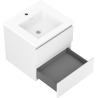 Mexen Orio meuble de salle de bain 50 cm avec lavabo Otis, 2 tiroirs, blanc mat - 91A10-05047-2-BFF01-W18M01