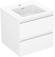 Mexen Orio meuble de salle de bain 50 cm avec lavabo Otis, 2 tiroirs, blanc mat - 91A10-05047-2-BFF01-W18M01