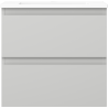 Mexen Orio armoire de salle de bain 50 cm avec lavabo Otis, 2 tiroirs, gris mat/blanc mat - 91A10-05047-2-BFF62-W18M01