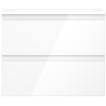 Mexen Orio meuble de salle de bains 60 cm avec lavabo Otis, 2 tiroirs, blanc brillant - 91A10-06047-2-BFF00-W18M00