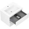 Mexen Orio meuble de salle de bain 60 cm avec lavabo Otis, 2 tiroirs, blanc mat - 91A10-06047-2-BFF01-W18M01