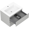Mexen Orio armoire de salle de bain 60 cm avec lavabo Otis, 2 tiroirs, gris mat/blanc mat - 91A10-06047-2-BFF62-W18M01