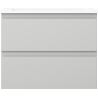 Mexen Orio armoire de salle de bain 60 cm avec lavabo Otis, 2 tiroirs, gris mat/blanc mat - 91A10-06047-2-BFF62-W18M01