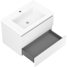 Mexen Orio armoire de salle de bains 70 cm avec lavabo Otis, 2 tiroirs, blanc mat - 91A10-07047-2-BFF01-W18M01