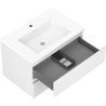 Mexen Orio armoire de salle de bain 70 cm avec lavabo Otis, 2 tiroirs, blanc mat - 91A10-07047-2-BFF01-W18M01