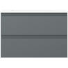 Mexen Orio armoire de salle de bain 70 cm avec lavabo Otis, 2 tiroirs, graphite mat/blanc mat - 91A10-07047-2-BFF66-W18M01