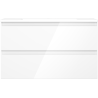 Mexen Orio armoire de salle de bains 80 cm avec lavabo Otis, 2 tiroirs, blanc brillant - 91A10-08047-2-BFF00-W18M00