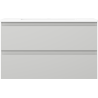 Mexen Orio armoire de salle de bain 80 cm avec lavabo Otis, 2 tiroirs, gris mat/blanc mat - 91A10-08047-2-BFF62-W18M01