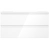 Mexen Orio meuble de salle de bain 90 cm avec lavabo Otis, 2 tiroirs, blanc brillant - 91A10-09047-2-BFF00-W18M00