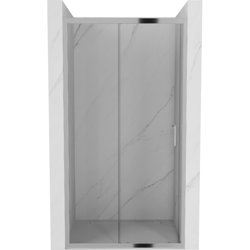 Mexen Apia porte de douche coulissante 125 cm, transparent, chrome - 845-125-000-01-00