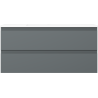 Mexen Orio meuble de salle de bain 100 cm avec lavabo Otis, 2 tiroirs, graphite mat/blanc mat - 91A10-10047-2-BFF66-W18M01