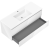 Mexen Orio meuble de salle de bain 120 cm avec lavabo Otis, 2 tiroirs, blanc brillant - 91A10-12047-2-BFF00-W18M00