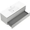 Mexen Orio armoire de salle de bain 120 cm avec lavabo Otis, 2 tiroirs, gris mat/blanc mat - 91A10-12047-2-BFF62-W18M01