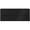 Mexen Orio meuble de salle de bains 120 cm avec lavabo Otis, 2 tiroirs, noir mat - 91A10-12047-2-BFF71-W18M71