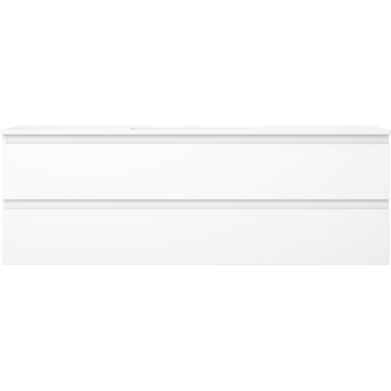 Mexen Orio meuble de salle de bains 140 cm avec lavabo Otis, 2 tiroirs, blanc mat - 91A10-14047-2-BFF01-W18M01