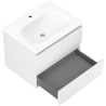 Mexen Orio meuble de salle de bain 60 cm avec lavabo Vela, 2 tiroirs, blanc mat - 91A10-06047-2-BFF01-W23M01