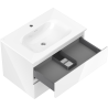 Mexen Orio meuble de salle de bain 70 cm avec lavabo Vela, 2 tiroirs, blanc brillant - 91A10-07047-2-BFF00-W23M00