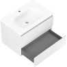 Mexen Orio meuble de salle de bain 70 cm avec lavabo Vela, 2 tiroirs, blanc mat - 91A10-07047-2-BFF01-W23M01