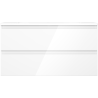 Mexen Orio meuble de salle de bain 90 cm avec lavabo Vela, 2 tiroirs, blanc brillant - 91A10-09047-2-BFF00-W23M00