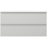 Mexen Orio meuble de salle de bain 90 cm avec lavabo Vela, 2 tiroirs, gris mat/blanc mat - 91A10-09047-2-BFF62-W23M01