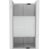 Mexen Apia porte de douche coulissante 120 cm, bandes, chrome - 845-120-000-01-20