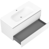Mexen Orio meuble de salle de bain 100 cm avec lavabo Vela, 2 tiroirs, blanc mat - 91A10-10047-2-BFF01-W23M01