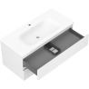 Mexen Orio meuble de salle de bain 100 cm avec lavabo Vela, 2 tiroirs, blanc mat - 91A10-10047-2-BFF01-W23M01