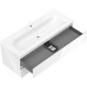 Mexen Orio meuble de salle de bain 120 cm avec lavabo Vela, 2 tiroirs, blanc brillant - 91A10-12047-2-BFF00-W23M00