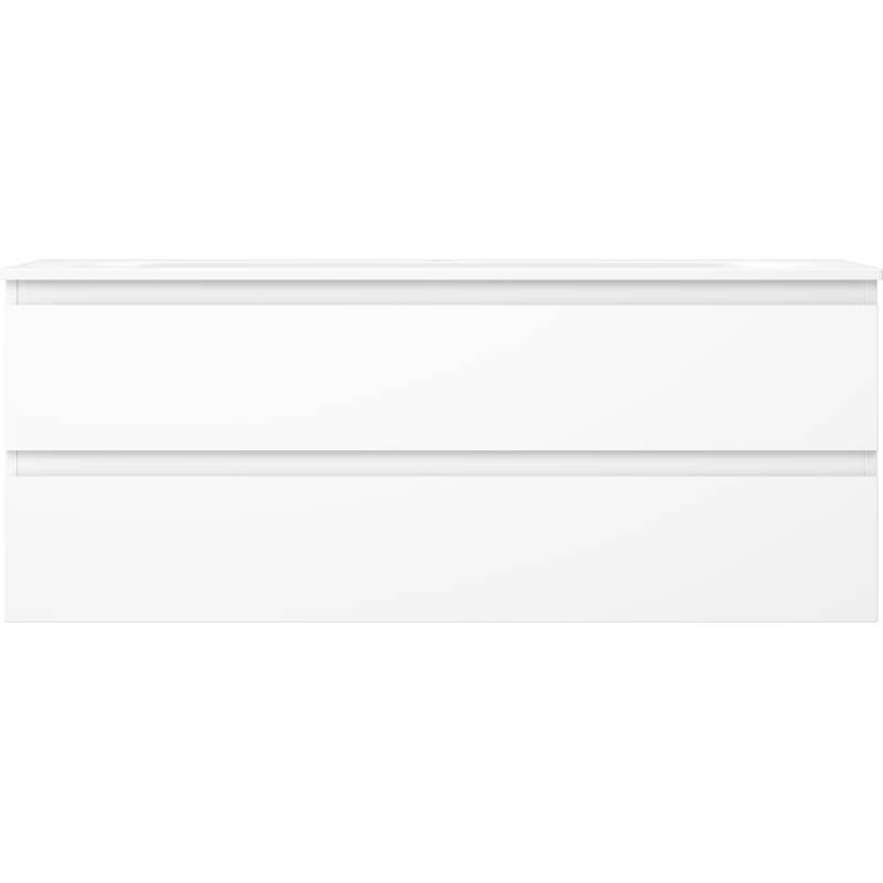 Mexen Orio meuble de salle de bain 120 cm avec lavabo Vela, 2 tiroirs, blanc mat - 91A10-12047-2-BFF01-W23M01